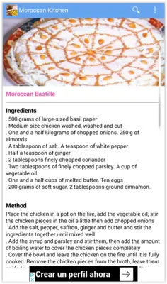 Moroccan Kitchen android App screenshot 2