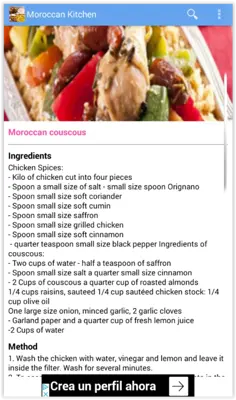 Moroccan Kitchen android App screenshot 5